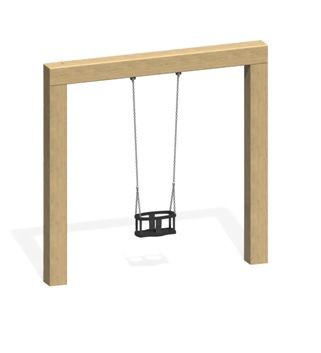 Качели  "Куб"(без подвесов)