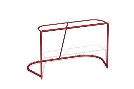 Хоккейные ворота без сетки (на анкерных закладных) СО-77