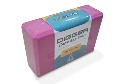 Блок для йоги красно-розовый Hasttings Digger HD22E1-RR