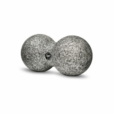 Шар массажный сдвоенный 16 х 8 см серый Шар массажный сдвоенный 16 х 8 см серый