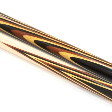 Кий / пирамида 2-pc "Классика" (падук, лимонник, граб) 19 запилов, инкрустация