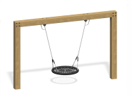 Качели "Куб" гнездо (без подвесов) Качели "Куб" гнездо (без подвесов)