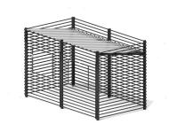 Контейнерная площадка "Промо" (на 2 контейнера)