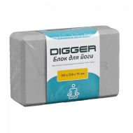 Блок для йоги серый Hasttings Digger HD22E1-G Блок для йоги серый Hasttings Digger HD22E1-G