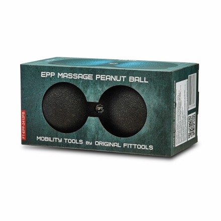 Шар массажный сдвоенный 24 х 12 см черный Шар массажный сдвоенный 24 х 12 см черный