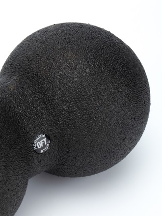 Шар массажный сдвоенный 24 х 12 см черный