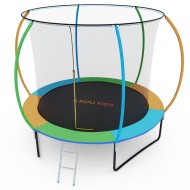 Батут с сеткой DFC A.KOU KIDS 10ft с лестницей 4-U образные ножки