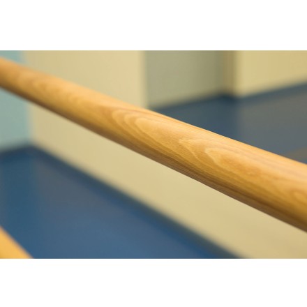 Станок хореографический пристенный двухрядный 2 м (перекладина D-40 мм береза)