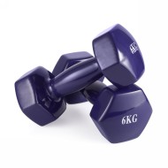 Гантель неразборная 6 кг. винил (2 штуки) VictoryFit VF-DV060-2 Гантель неразборная 6 кг. винил (2 штуки) VictoryFit VF-DV060-2