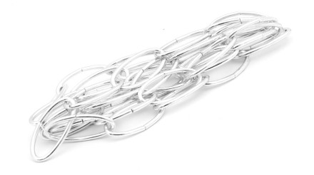 Цепь подвесная 125 см (серебристая) Цепь подвесная 125 см (серебристая)