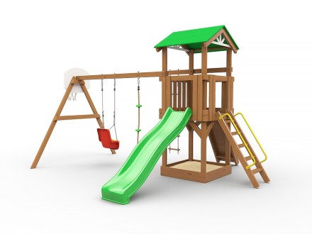 Детская игровая площадка Кузнечик с закрытым креслом