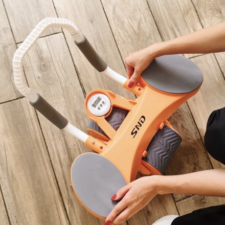 Тренажёр для пресса AB Roller SND оранжевый с ковриком 34 х 17 x 0.6 cм Тренажёр для пресса AB Roller SND оранжевый с ковриком 34 х 17 x 0.6 cм