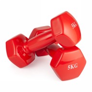 Гантель неразборная 5 кг. винил (2 штуки) VictoryFit VF-DV050-2 Гантель неразборная 5 кг. винил (2 штуки) VictoryFit VF-DV050-2