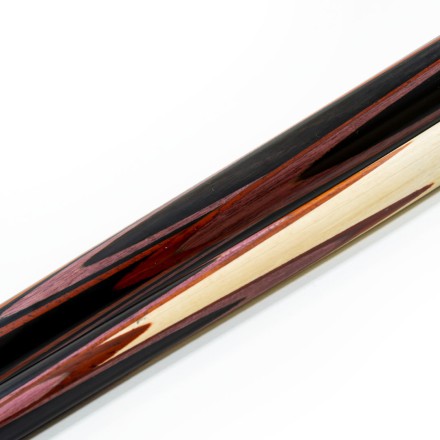 Кий / пирамида 2-pc "Vantex III" (черный граб, амарант, падук) корона