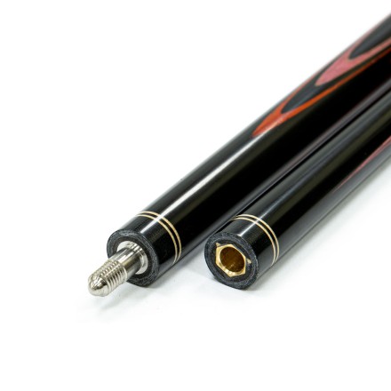 Кий / пирамида 2-pc "Vantex III" (черный граб, амарант, падук) корона