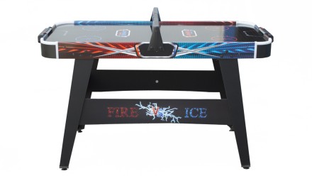 Игровой стол - аэрохоккей "Fire & Ice" 4ф