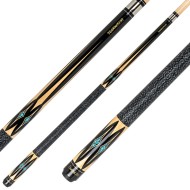 Кий / пул 2-pc "Classic Earthlite Tournament 202" (черно-натуральный) с оплеткой ирландский лен