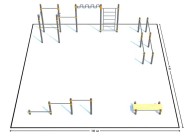 Спортивный уличный комплекс К-1