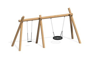 Качели двойные "Столбушка"