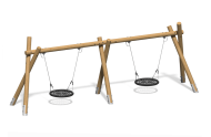 Качели двойные "Столбушка"