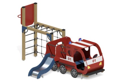 Игровой комплекс             "Пожарная машина" Нгр=650