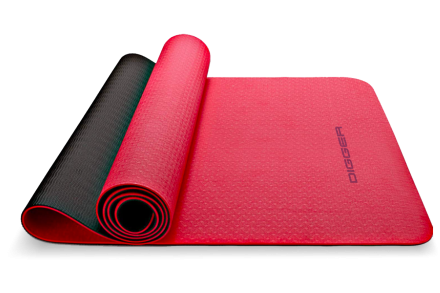 Коврик для йоги TPE 6 мм, черно-красный, двухсторонний Hasttings Digger HD22D1A-Black-Red Коврик для йоги TPE 6 мм, черно-красный, двухсторонний Hasttings Digger HD22D1A-Black-Red