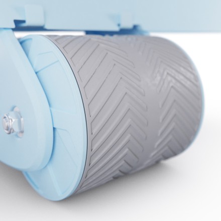 Тренажёр для пресса AB Roller SND голубой с ковриком 34 х 17 x 0.6 cм Тренажёр для пресса AB Roller SND голубой с ковриком 34 х 17 x 0.6 cм