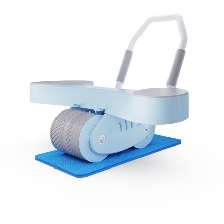 Тренажёр для пресса AB Roller SND голубой с ковриком 34 х 17 x 0.6 cм Тренажёр для пресса AB Roller SND голубой с ковриком 34 х 17 x 0.6 cм