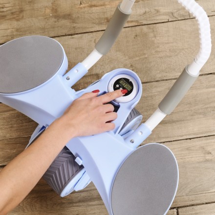 Тренажёр для пресса AB Roller SND голубой с ковриком 34 х 17 x 0.6 cм Тренажёр для пресса AB Roller SND голубой с ковриком 34 х 17 x 0.6 cм