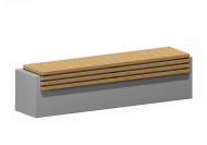 ПМ-145 Скамья – настил “Аксиос” без спинки 