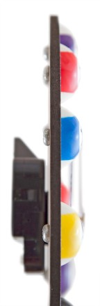 Часы настенные "12 шаров" D20,5 см (белые), пластик Часы настенные "12 шаров" D20,5 см (белые), пластик