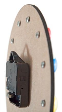 Часы настенные "12 шаров" D20,5 см (белые), пластик Часы настенные "12 шаров" D20,5 см (белые), пластик