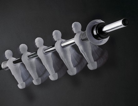 Игровой стол - футбол "Garlando G-5000 Wenge" (150x76x89см)