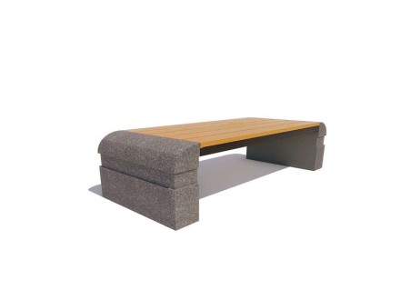 Скамейка с бетонным основанием «Мурманск»