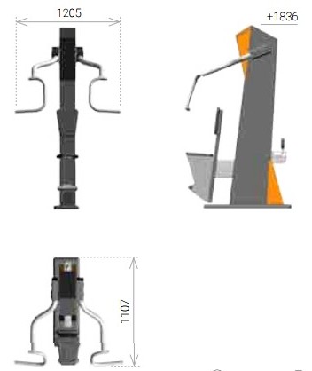 Тренажер  Жим от груди Romana  207.19.00