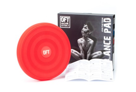 Балансировочная подушка в комплекте с насосом FT-BPD02-RED (цвет - красный)