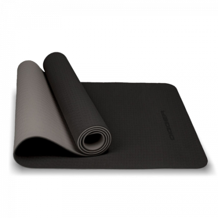 Коврик для йоги TPE 6 мм, черно-серый, двухсторонний (с люверсами) Hasttings Digger HD22D1C-Black-Gray Коврик для йоги TPE 6 мм, черно-серый, двухсторонний (с люверсами) Hasttings Digger HD22D1C-Black-Gray