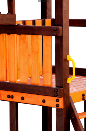 Игровой комплекс Perfetto Sport «Bari-5» с качелями "Паутина"