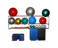 Консоль 3 уровневая для фитболов, медболов, ковриков и гантелей (1 п.м.)