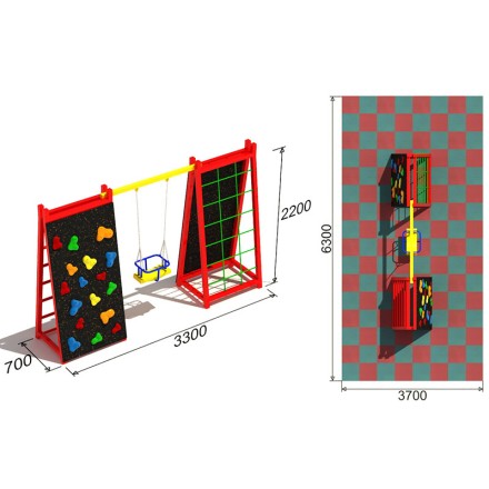 Качели для детской площадки «Спорт 4.2»