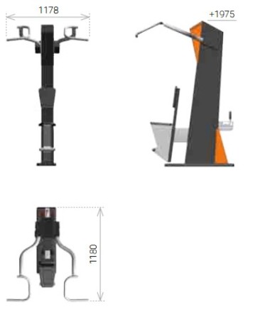 Тренажер  Верхняя тяга Romana  207.35.00
