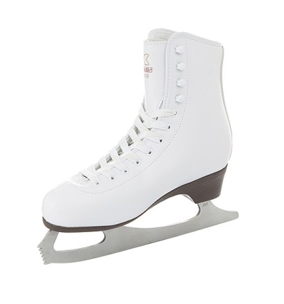 Фигурные коньки PARIS LUX fur с подсветкой