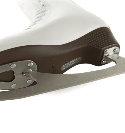 Фигурные коньки PARIS LUX fur с подсветкой