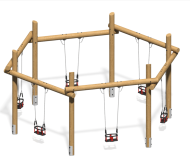 Качели "Дружба" (с подвесами)