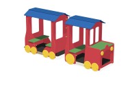 Игровое оборудование 'Паровоз с вагончиком' ИО-01.4