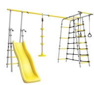 Дачный комплекс "Богатырь Плюс 2" + ДИСК качели Romana 103.12.06 (серый/жёлтый)