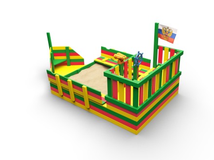 Песочница Выше Всех Лодочка цветная