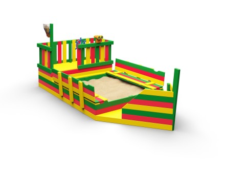 Песочница Выше Всех Лодочка цветная