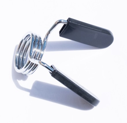 Замок пружинный с изогнутыми обрезиненными лапками 51 мм