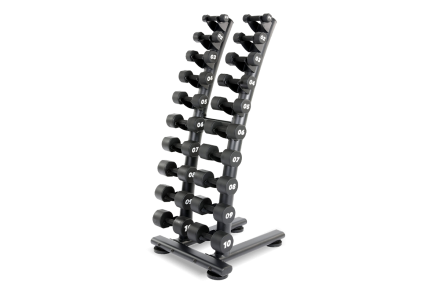 Стойка для хромированных гантелей двойная Hasttings Digger HD71D1K